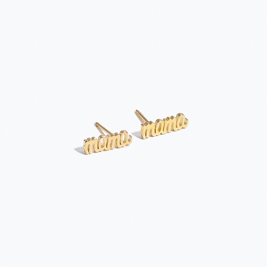 Nickel Free Mama Stud earrings made in America by Katie Dean Jewelry