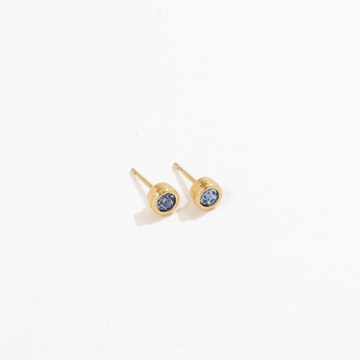 12 December Birthstone Studs by Katie Dean Jewelry made in America, hypoallergenic.