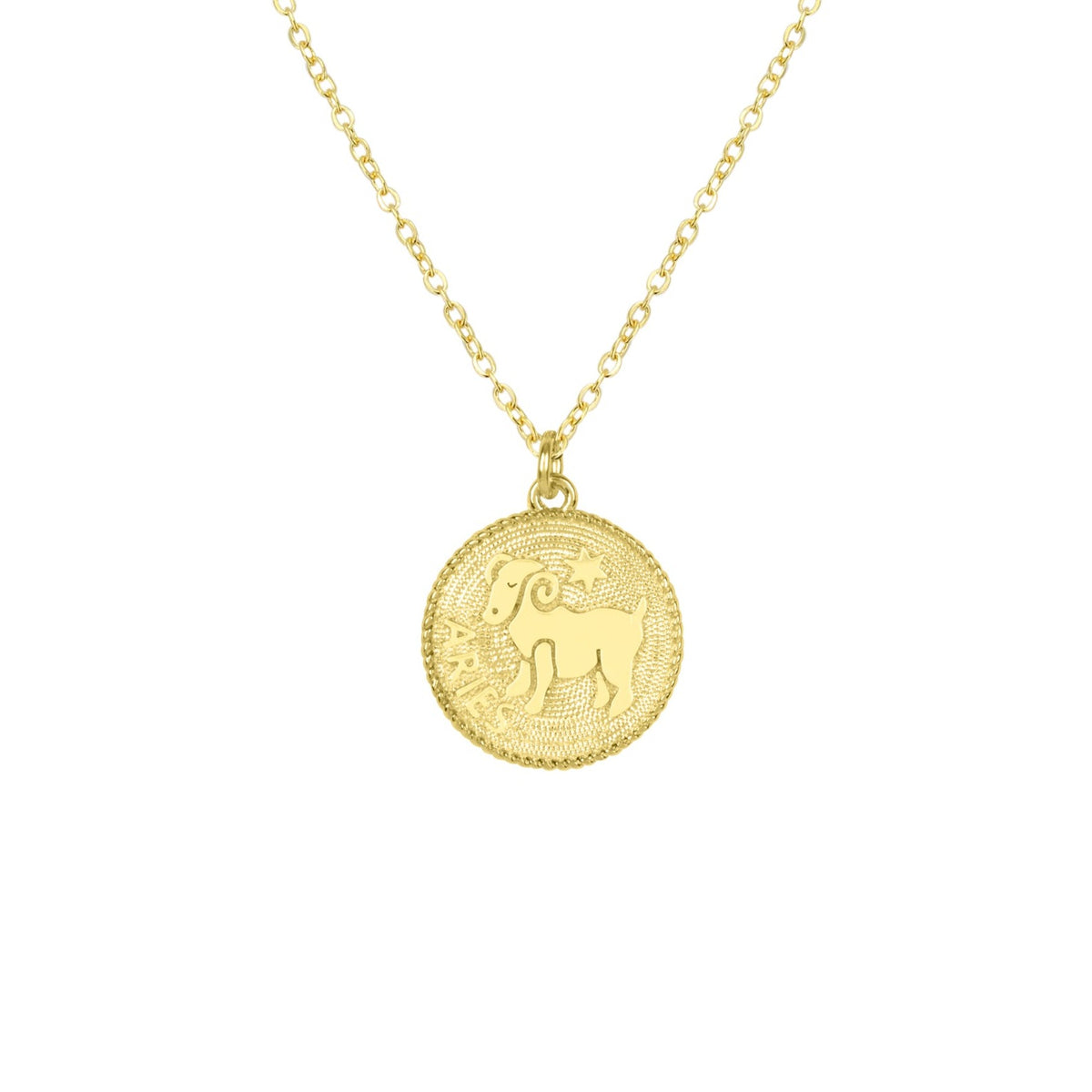 Aries Zodiac Necklace_Mar 21-Apr 20_Katie Dean Jewelry_horoscope sign_Zodiac Collection, dainty handmade necklaces by Katie Dean Jewelry