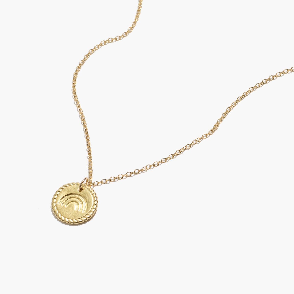 Rainbow Necklace, perfect for the minimalist jewelry lover, Katie Dean made in America