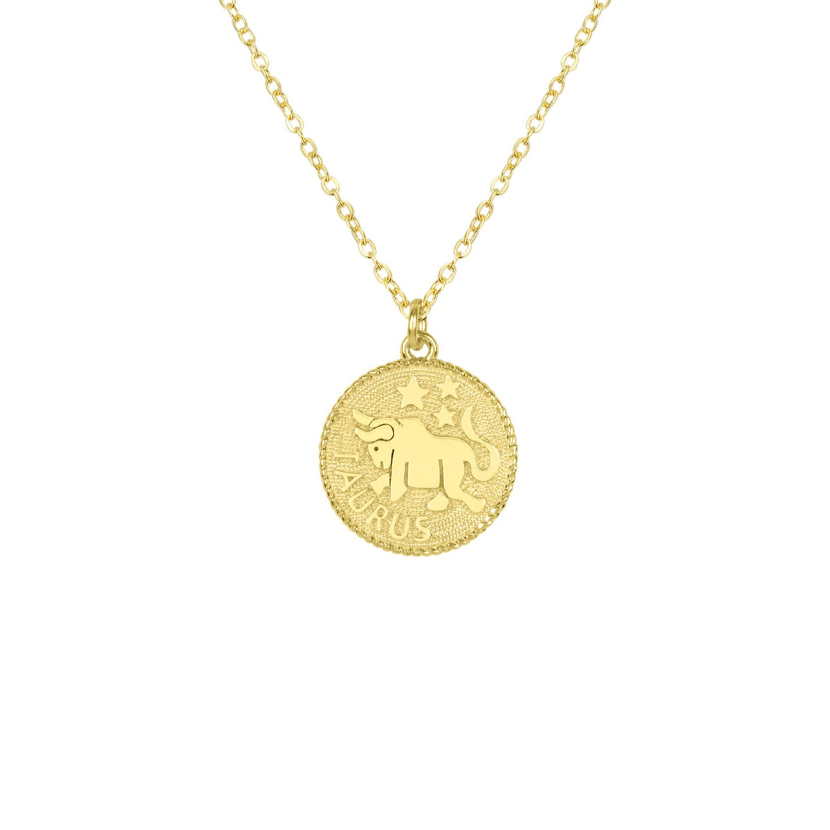 Taurus Zodiac Necklace_Apr 21-May 20_Katie Dean Jewelry_horoscope sign_Zodiac Collection, dainty handmade necklaces by Katie Dean Jewelry