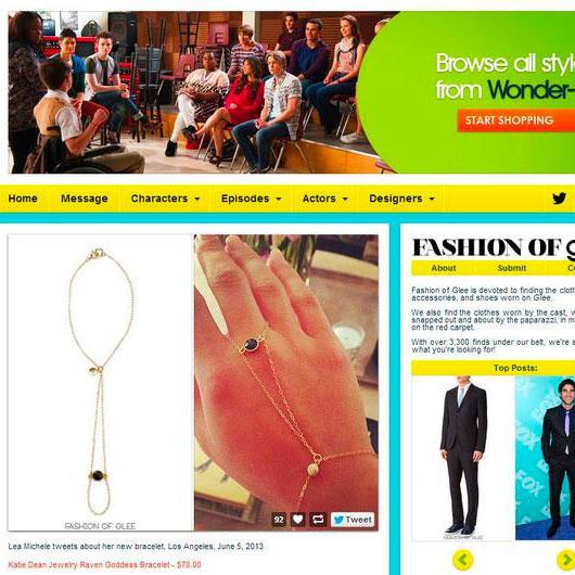 Lea Michele: Raven Goddess Hand Piece