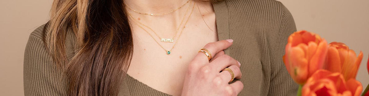 Mama Collection Banner, Katie Dean Jewelry handmade in America