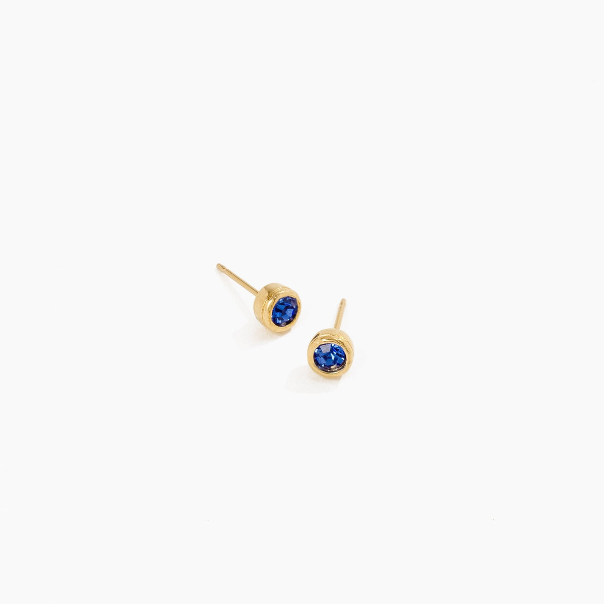 09 September Birthstone Studs by Katie Dean Jewelry made in America, hypoallergenic.