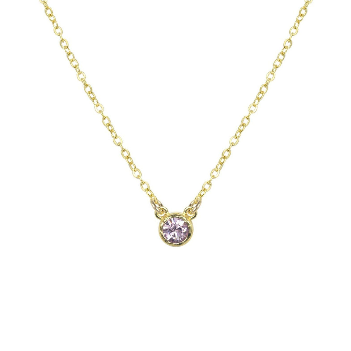 June Birthstone Necklace by Katie Dean Jewelry, Swarovski Crystal in light amethyst lavender purple