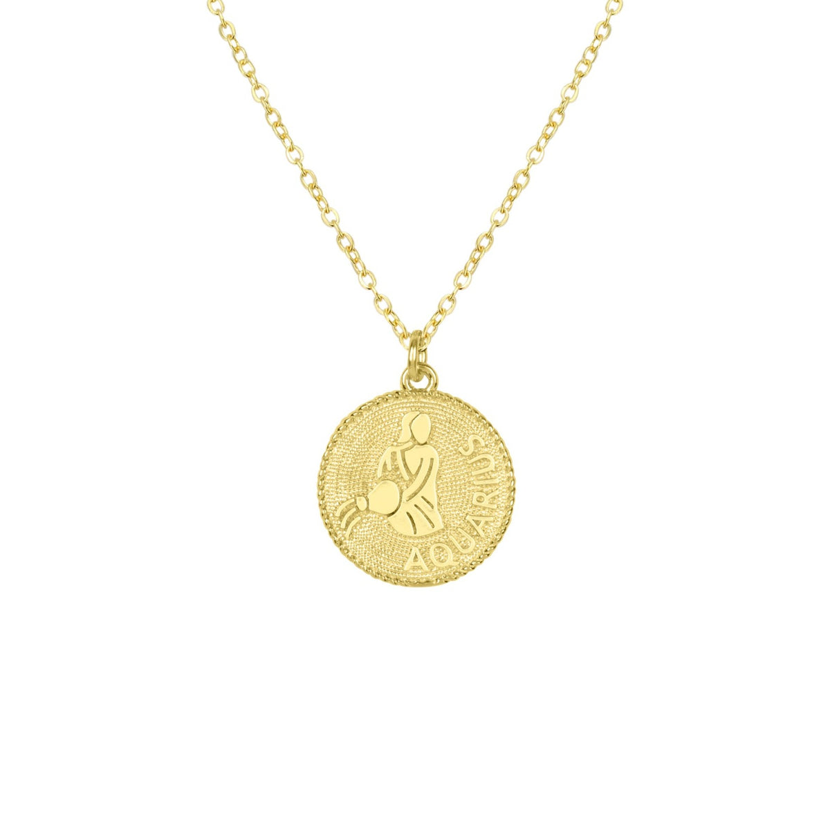 Aquarius Zodiac Necklace_Jan 20-Feb 19_Katie Dean Jewelry